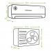 Инверторный кондиционер Equation 12K BTU Wi-Fi.